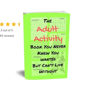 Adult Activity Book: Word Games, Number Puzzles, Coloring