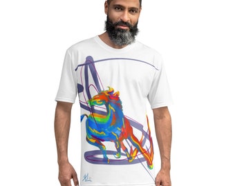 Men's t-shirt, Title: Electric Dream Horse