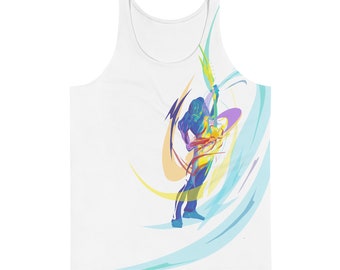 Unisex Tank Top, Title: Bend and Shred (Guitarist)