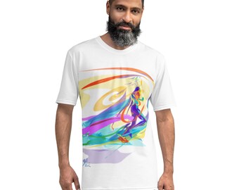 Men's t-shirt, Title: The Distance (Runner)