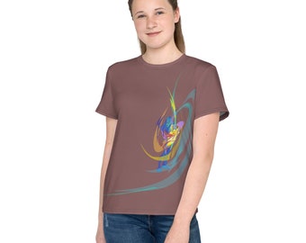 Youth t-shirt, Title: Bend and Shred (Guitarist)