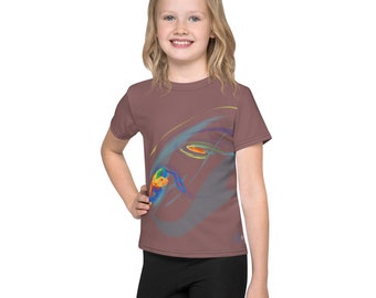Kids t-shirt, Title: Float and Hover (Dog)