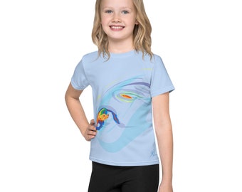 Kids t-shirt, Title: Float and Hover (Dog)