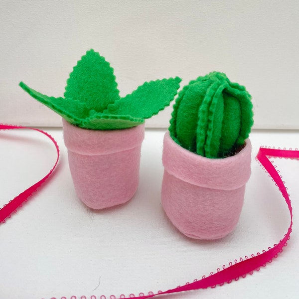 Felt House Plant Etsy