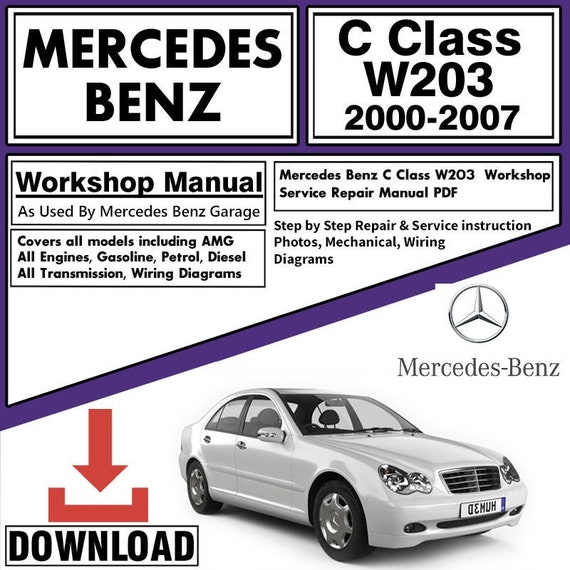 MERCEDES W203 C CLASS OWNERS MANUAL HANDBOOK 2000-2007