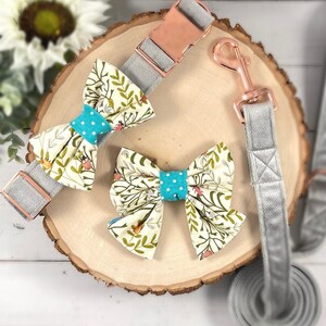 Beetle Wilderness Dog Collar Bow - LIMITED EDITION - Sailor Dog Bow - Pet Gift - Cat Bow – Pet Bow - Handmade