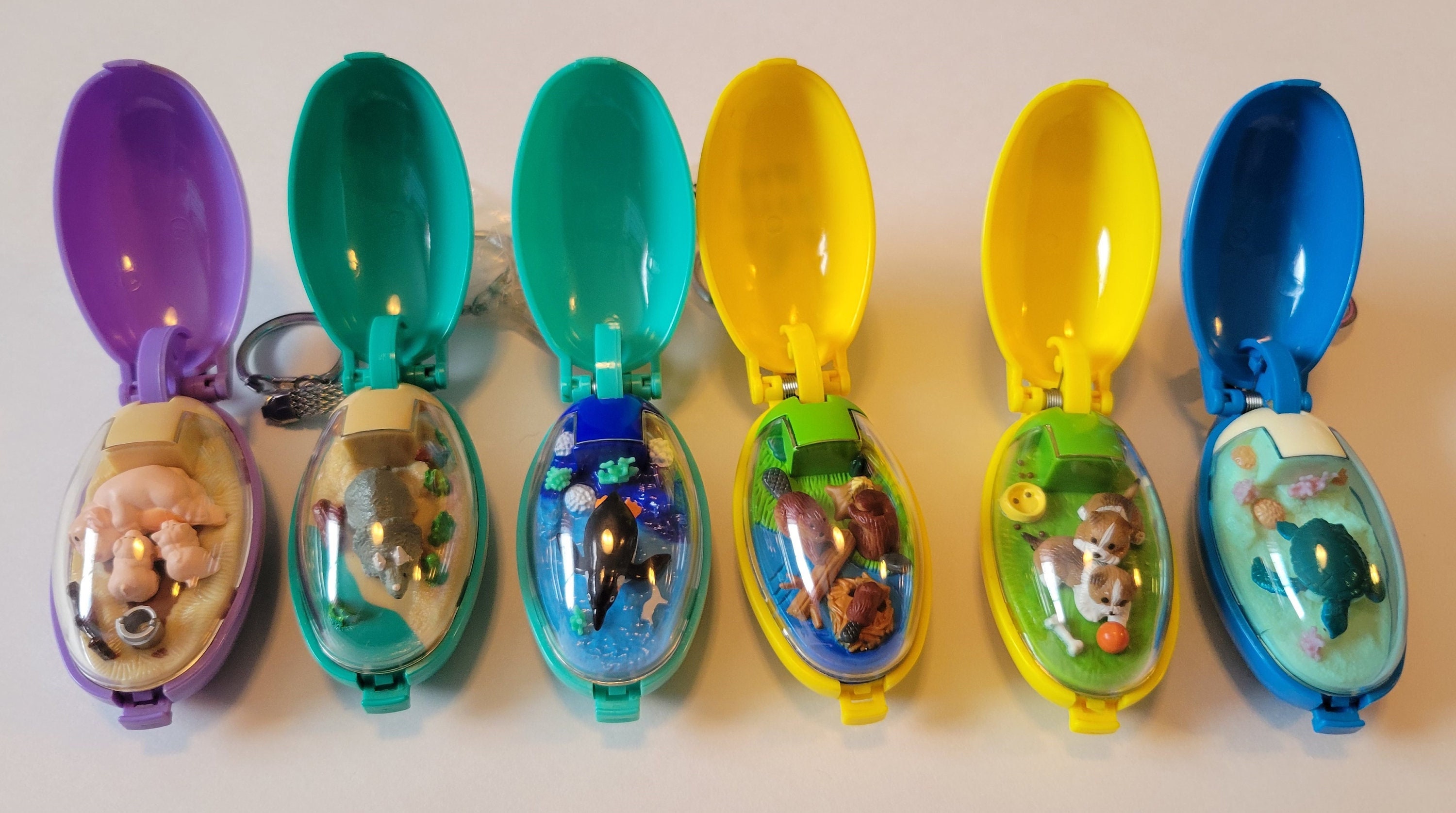 Takara Co. Ltd. 1993 Pocket Critters Keychains Rare Early 90s - Etsy