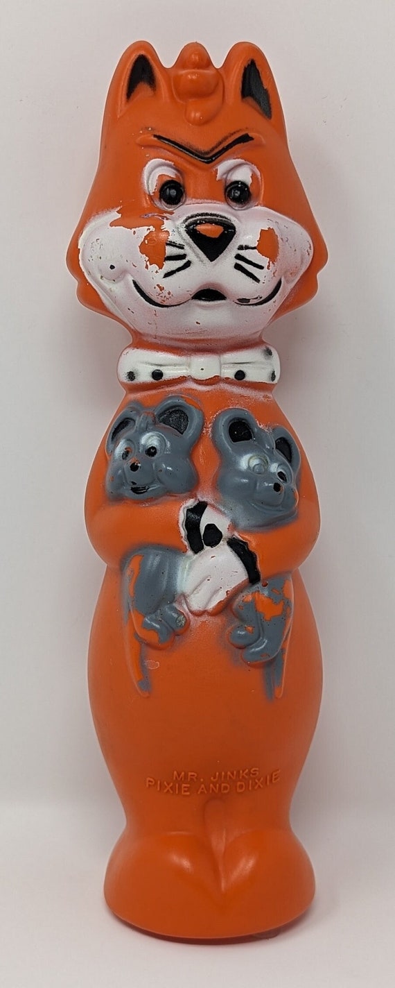 1960s Rare Vintage Mr. Jinks Pixie and Dixie Purex Soaky