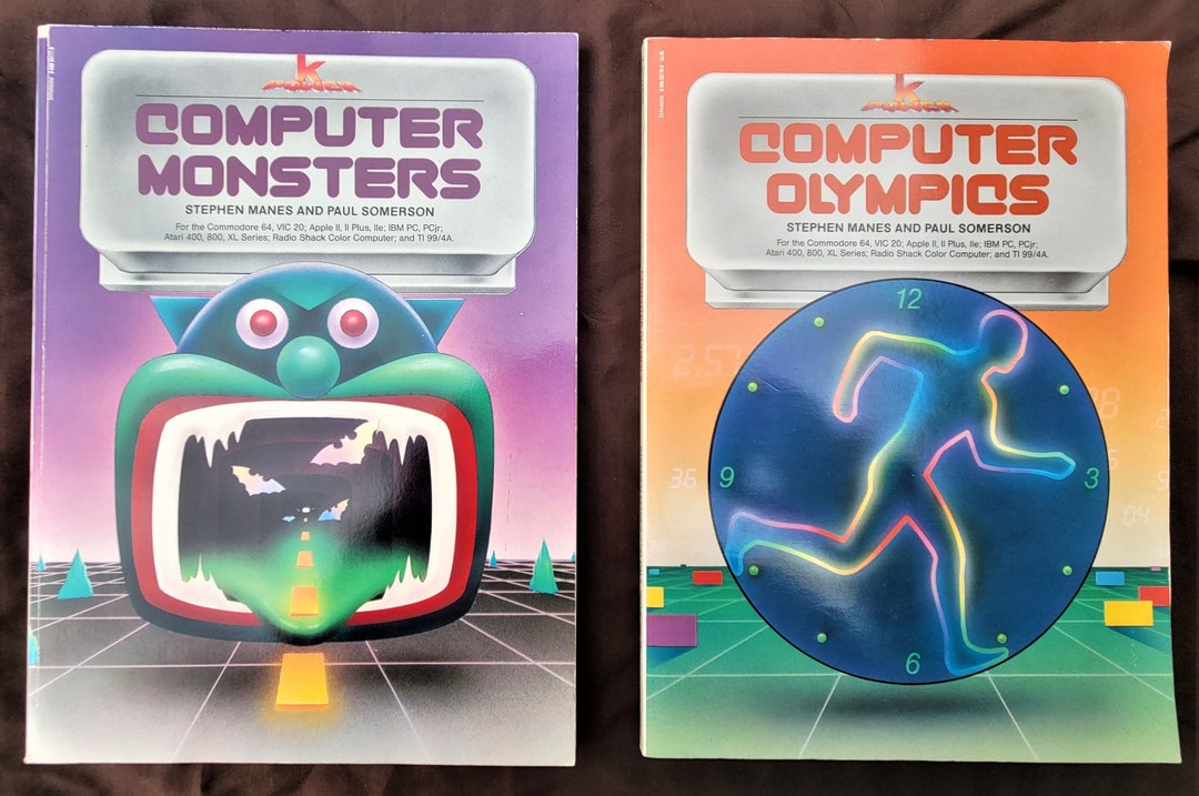 K-power Computer Programming Books 1980's Vintage Commodore 64, Apple ...