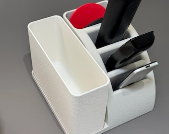 TV Tray Organizer with Removable Bin