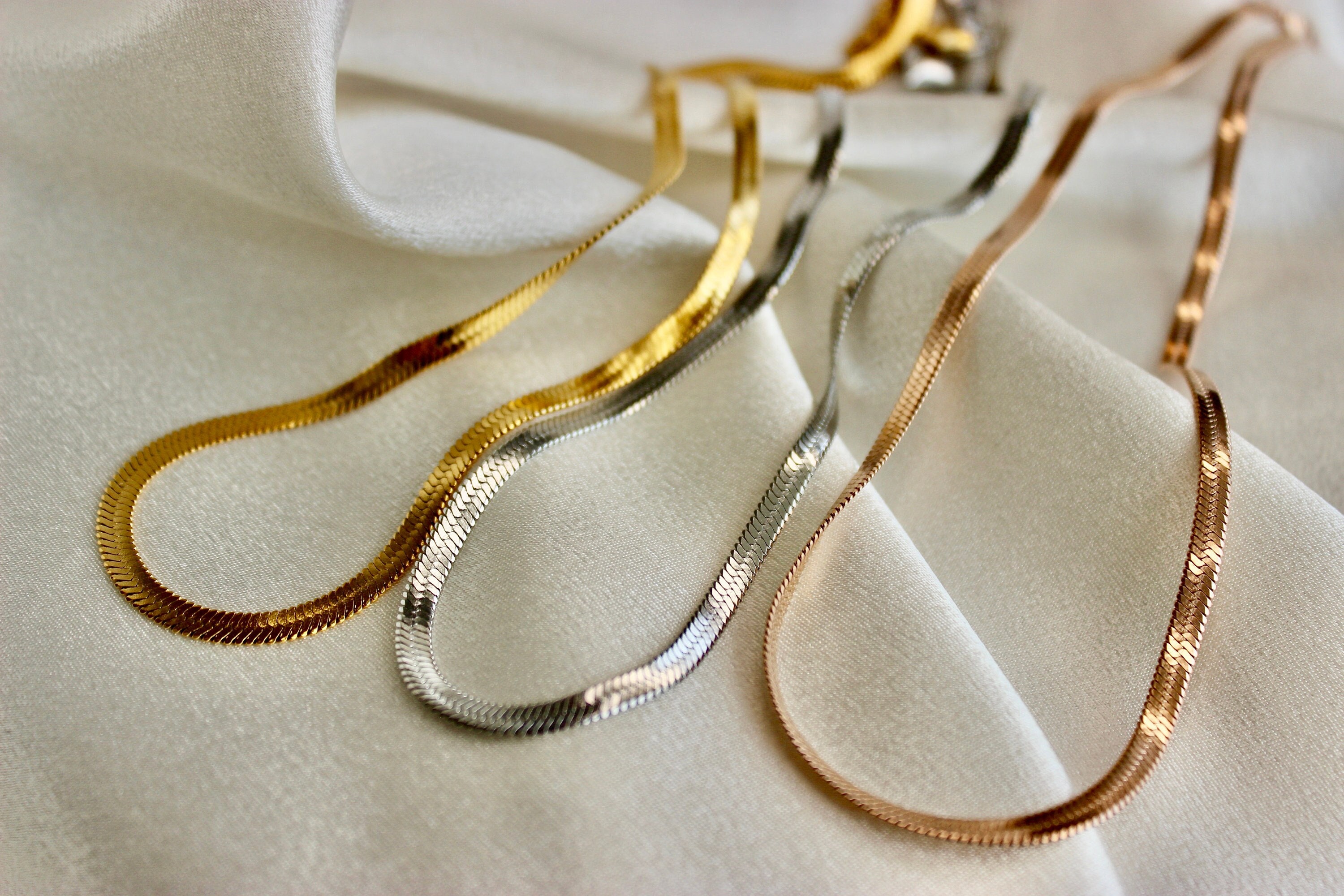 22K Gold Plated Stainless Steel Italian Style Chain Etsy Australia