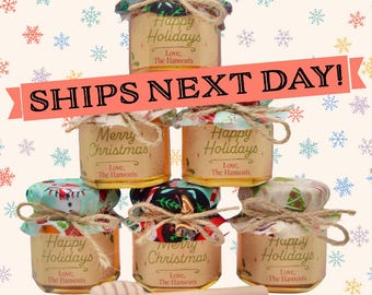 Christmas Honey Favors - Stocking Stuffers - Holiday Party Favors