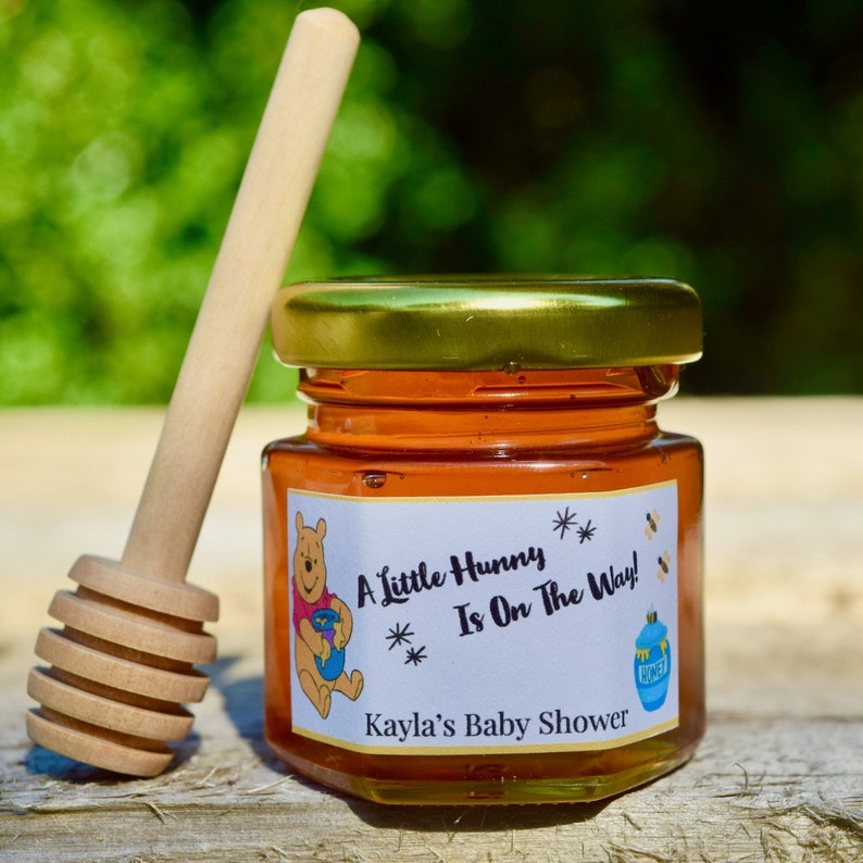 Winnie the Pooh Honey Favors Mini Honey Jar Party Favors Etsy