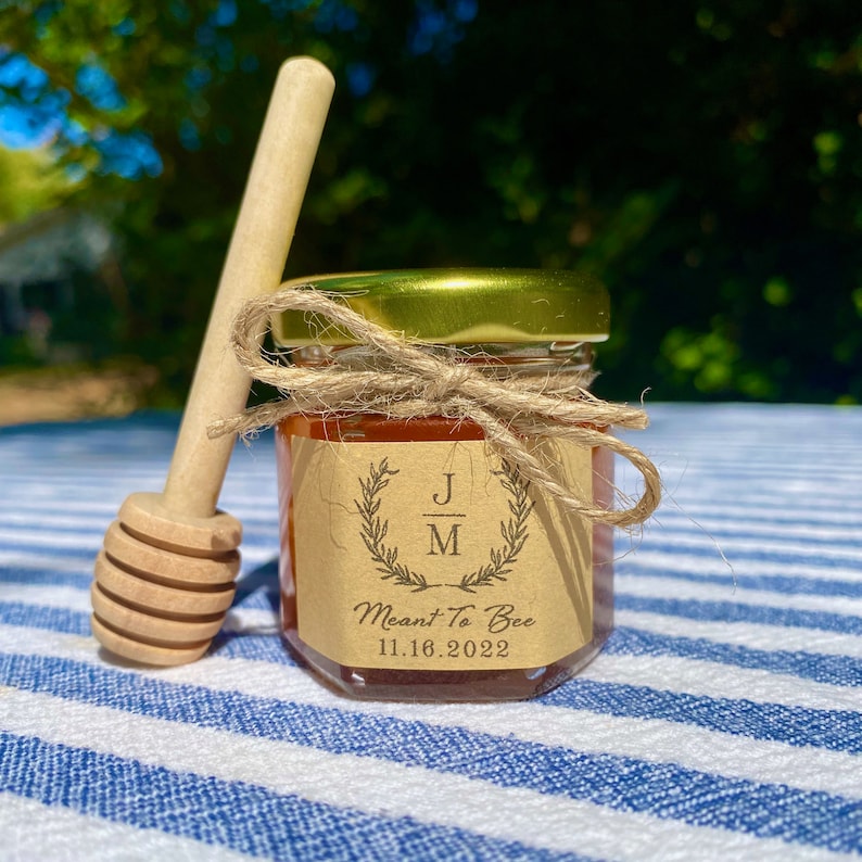 Honey Jar Wedding Favors Wedding Favors for Guests Bridal Etsy