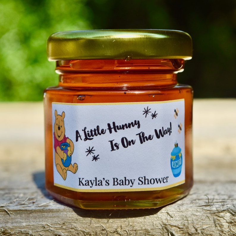 Winnie the Pooh Honey Favors Mini Honey Jar Party Favors Etsy
