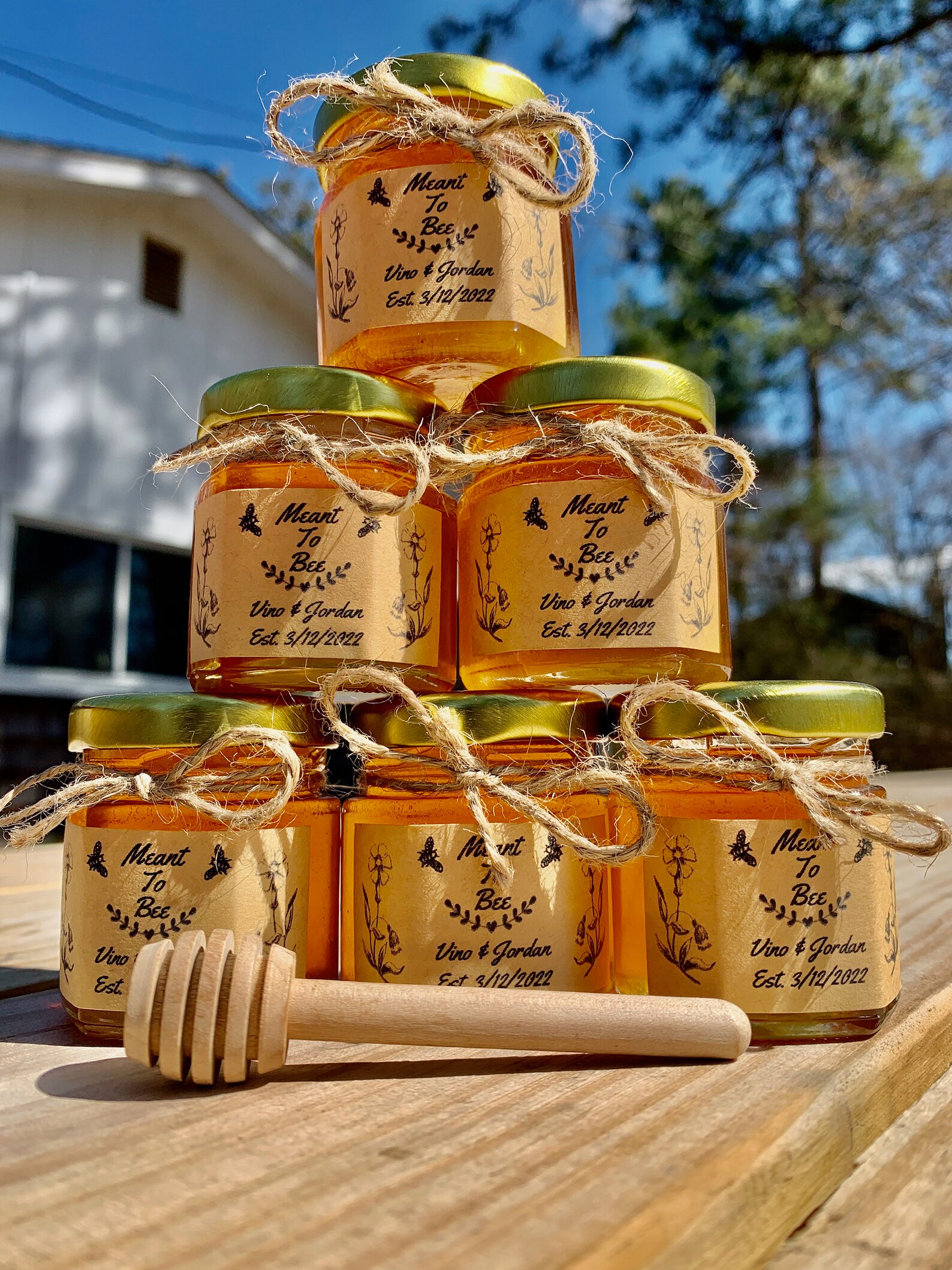 Honey Jar Wedding Favors Wedding Favors for Guests Bridal Etsy