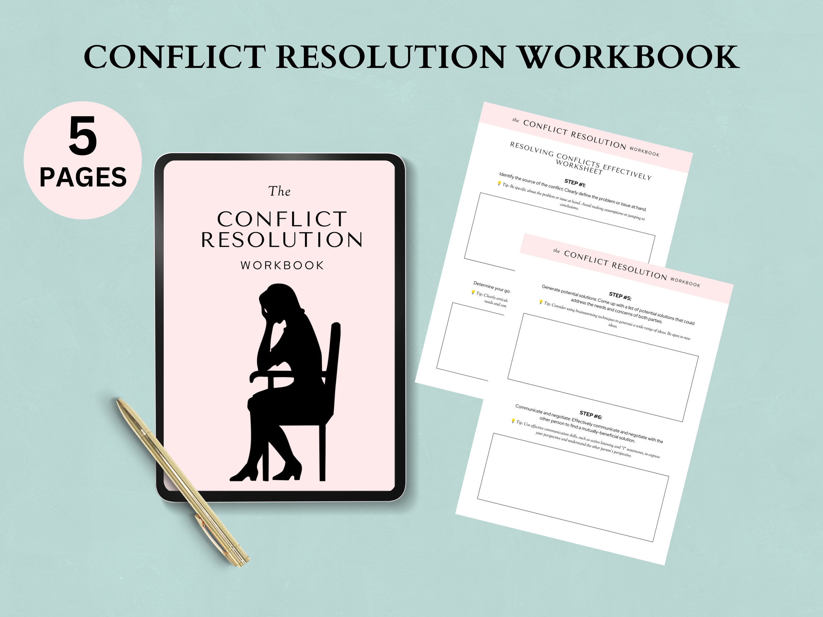 The Conflict Resolution Workbook,stages of Conflict,counciling ...