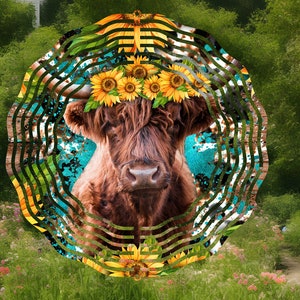 Cata-vento Highland Cow