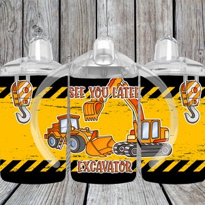 Excavator Sippy Cup