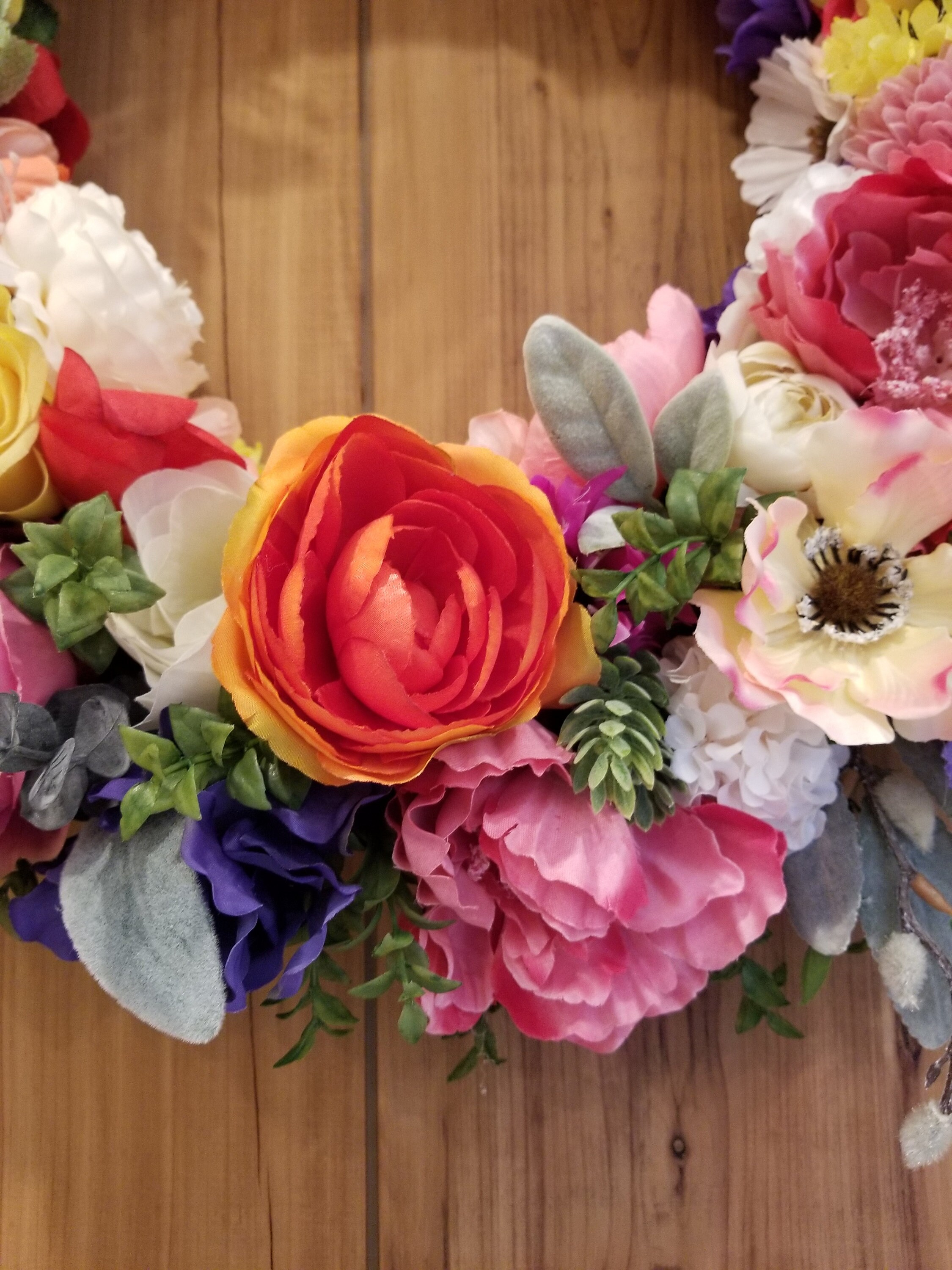 Spring, Summer Wreath for Front Door, Elegant Timeless Multicolor ...