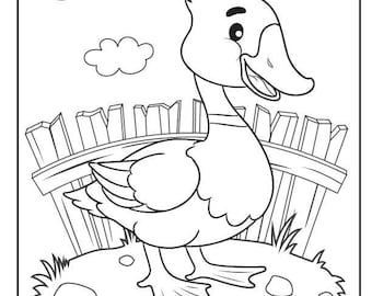 Easter and Spring Kids Colouring Pages