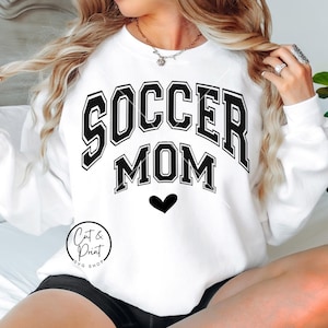 Soccer SVG, Soccer PNG, Soccer Mom SvG, Soccer Mom Png, Soccer Mom Cutout SVG Instant Download, Cricut Cut Files, Silhouette Cut File