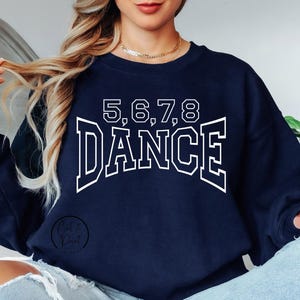 Dance SVG, Dance PNG, 5, 6, 7, 8 Dance SvG, 5, 6, 7, 8 Dance Png, Instant Download, Cricut Cut File, Silhouette Cut File, Dance UVDtF File