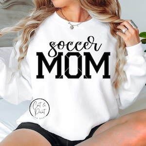Soccer SVG, Soccer PNG, Soccer Mom SvG, Soccer Mom Png, Soccer Mom Cutout SVG Instant Download, Cricut Cut Files, Silhouette Cut File
