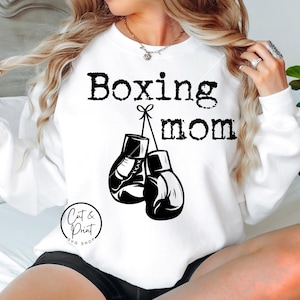 Boxing Mom SVG, Boxing Mom PNG, Boxing SvG, Boxing Png, Typewriter SVG Instant Download, Png Digital, Cricut Cut Files, Silhouette Cut File