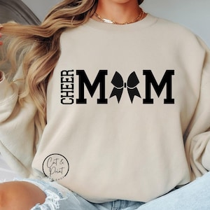 Cheer Mom SVG, Cheer Mom PNG, Cheer Mom Cheer Bow SvG, Cheer Mom Bow Png, Instant Download, Cricut Cut Files, Silhouette Cut File