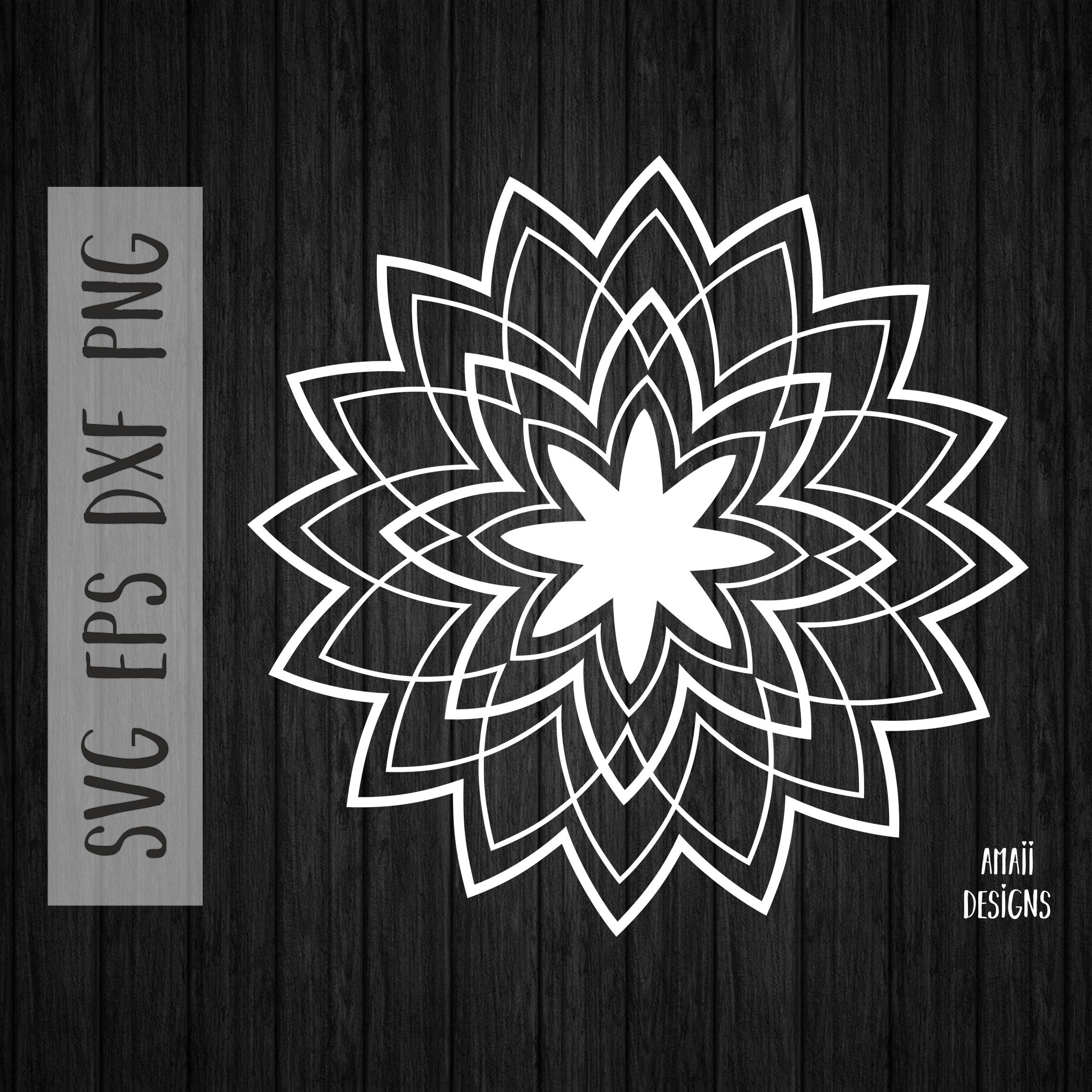 Mandala SVG, Digital Vector Download Files for Cutting, Cricut ...