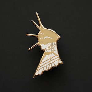 Dark sun enamel pin