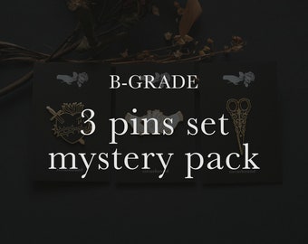 Mystery B grade enamel pin pack
