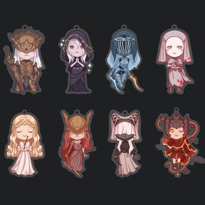 Souls / ER inspired keychains