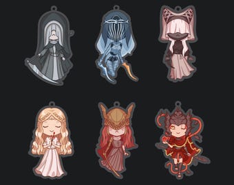Souls / ER inspired keychains
