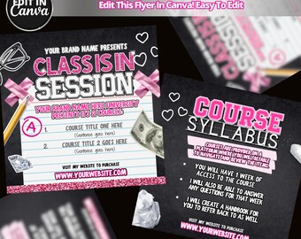 Class Is In Session Flyer
