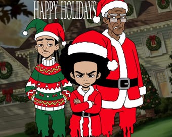 Boondocks Christmas PNG File