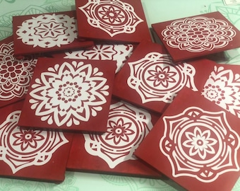 Artisanal Diya Stand - Elegant Mini Chowki, Traditional Diya Holder for Spiritual Home Decor,  Sacred Diya Base for Pooja Room