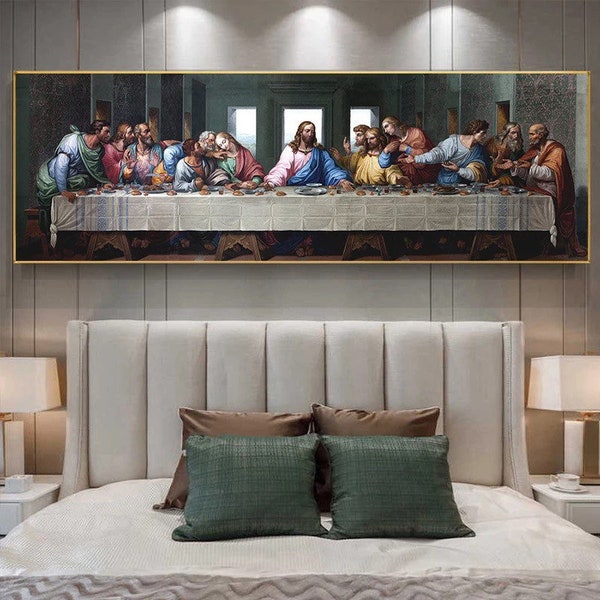 Paintings of Last Supper Etsy