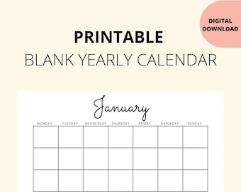 Weekly Planner Digital Download Printable PDF Minimalist | Etsy