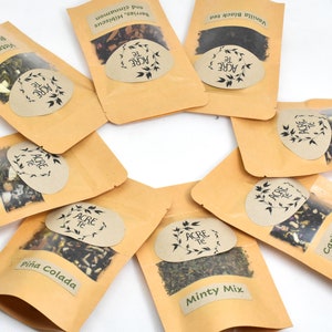 8 Loose Tea blends Pack/Try Acre Tea Pack/ 8 Different blends/ 150g of loose Tea
