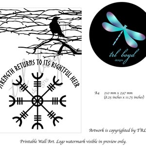 Helm of Awe svg png digital art, viking art, viking svg, viking gift, printable viking art, norse mythology