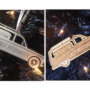 Last Responder ornament - rear view window ornament - Funeral Director Mortician Embalmer