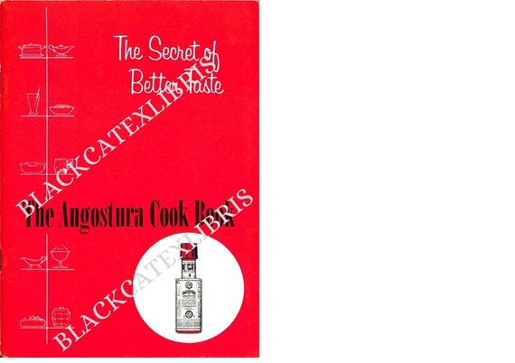 Vintage Recipe Book 1964 Angostura