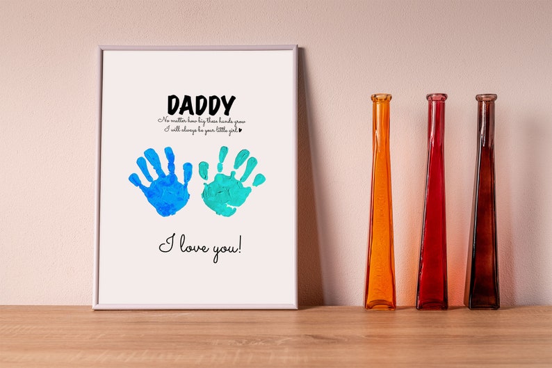 Daddy No Matter How Big These Hands Grow I Love You Etsy Daddy No Matter How Big These Hands Grow I Love You Etsy