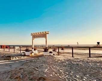 Stampa del tramonto sulla spiaggia di Coronado - Download digitale di San Diego / Arte murale costiera della California