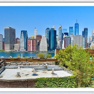View of New York City Skyline from Brooklyn Heights Promenade | Printable Wall Art