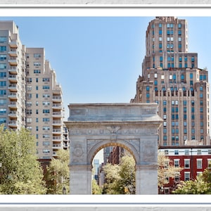 Washington Square Park in Lower Manhattan | New York Landscape Photography | Vintage NYC | Digital Wall Art