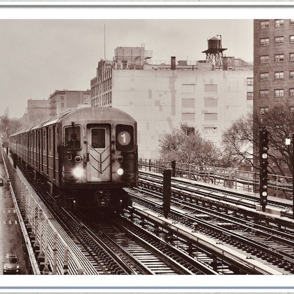 New York City Subway Station | Harlem, NYC 125th Street 1 Line | Digital Wall Art