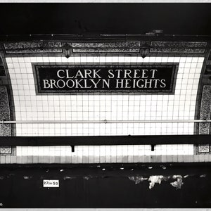 Brooklyn Heights Subway Photography: NYC Wall Art Print Set (Digital Download)